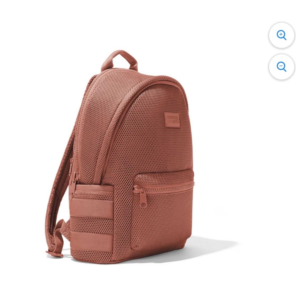 Dagne Dover Dakota Mesh Backpack in Dusty Rose - Picture 5 of 7